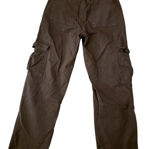 Green straight leg Stretch Pants